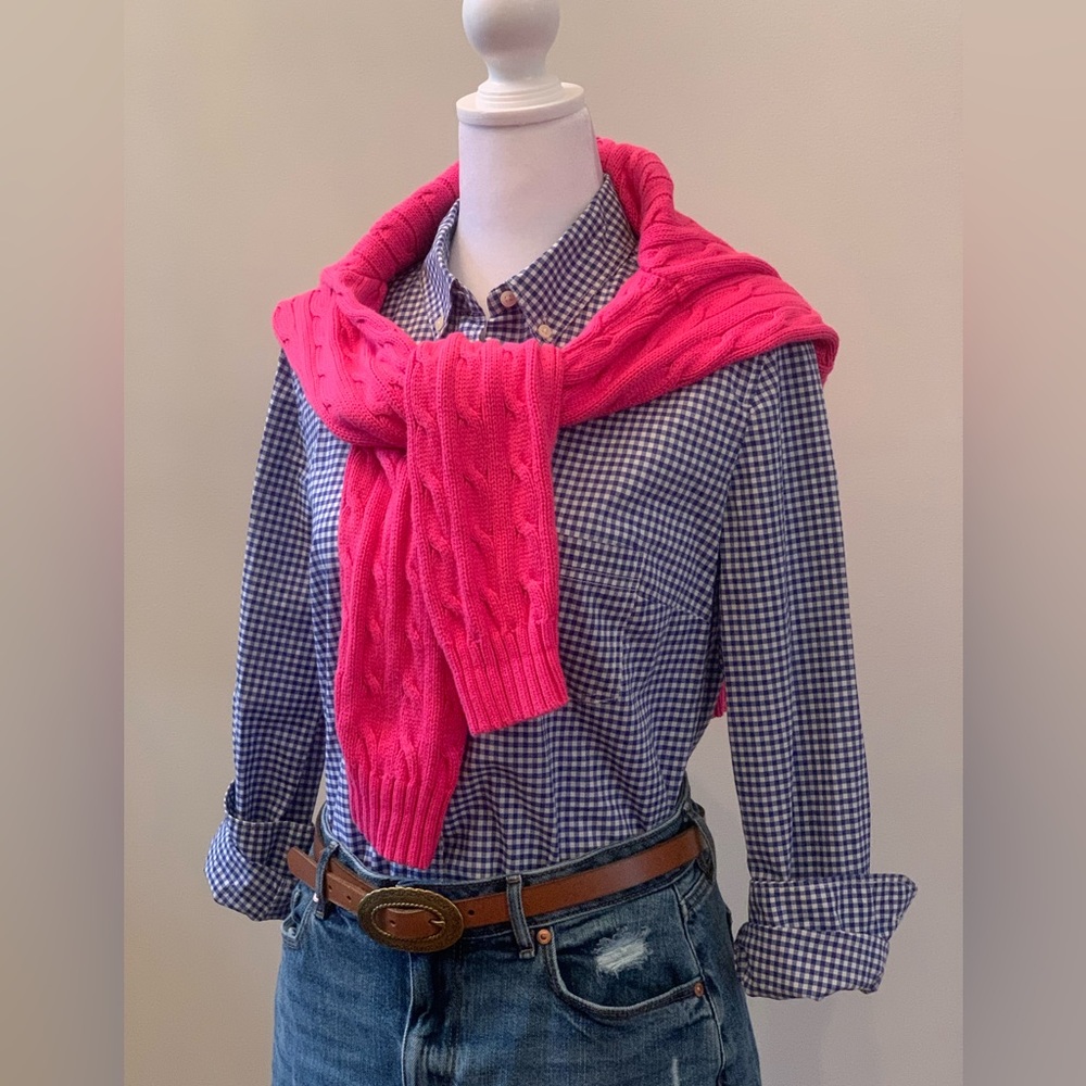 Gap Gingham Print Button Down
